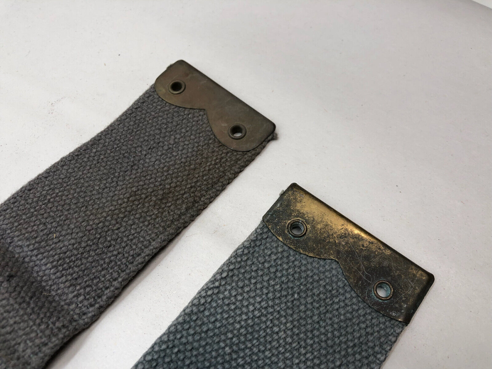Original WW2 British Royal Air Force Blue 37 Pattern L Strap Set - The Militaria Shop