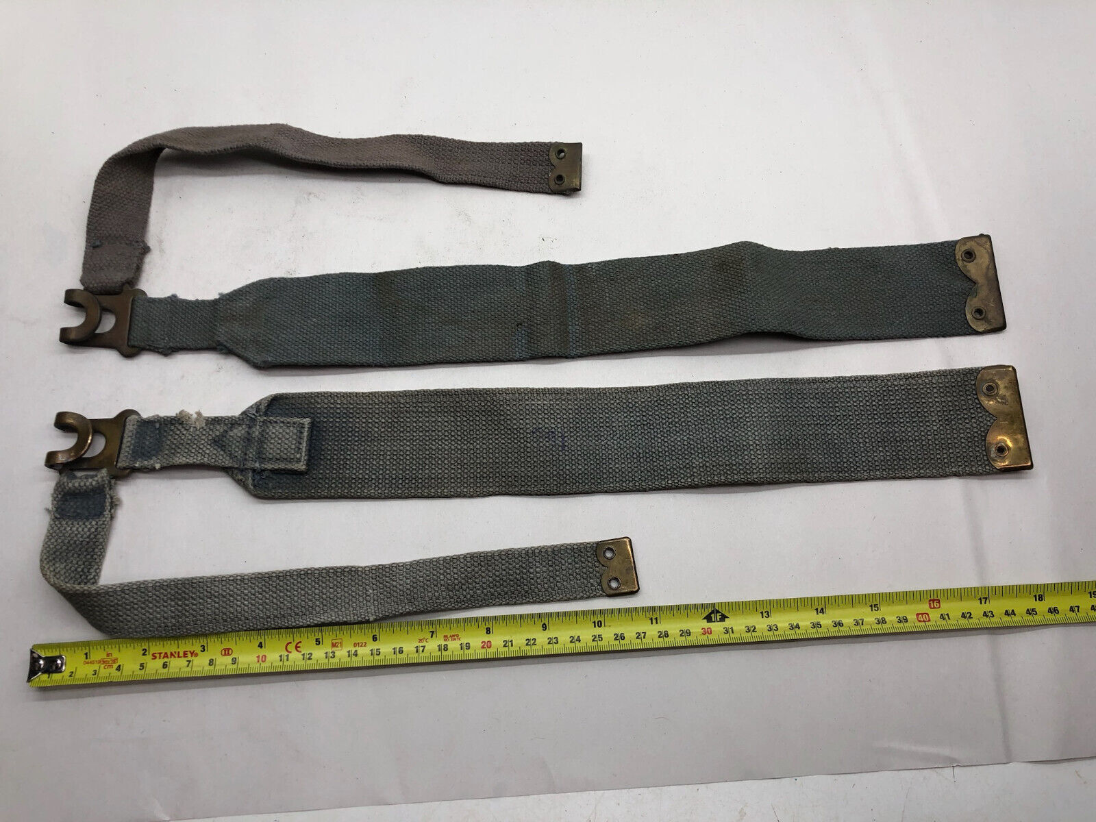 Original WW2 British Royal Air Force Blue 37 Pattern L Strap Set - The Militaria Shop