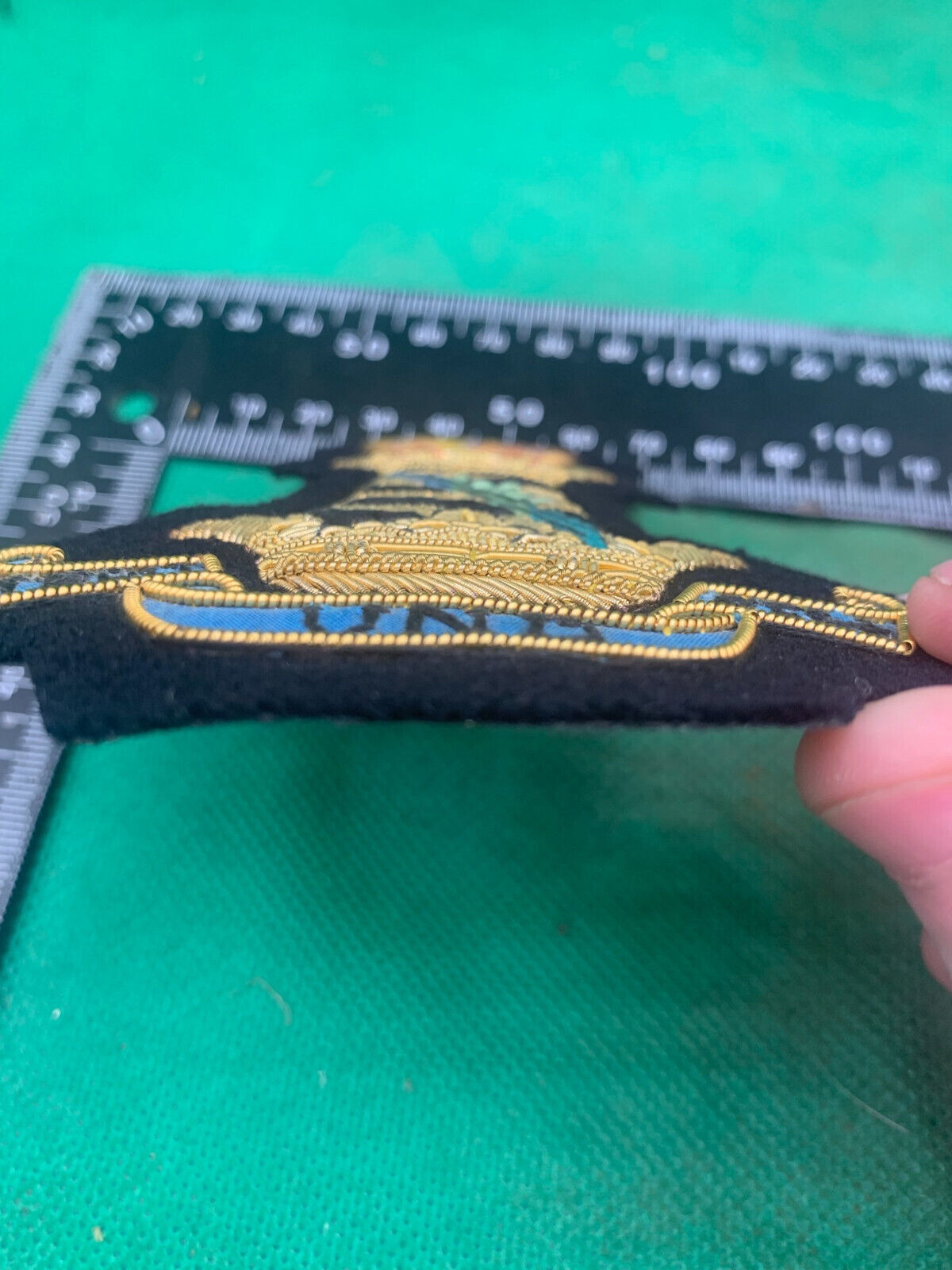British Army Bullion Embroidered Blazer Badge - 11th The Kings Royal Hussars - The Militaria Shop