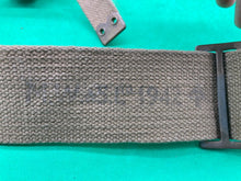 Load image into Gallery viewer, Original WW2 Pattern British Army L Straps Pair - 37 Pattern Webbing Haversack - The Militaria Shop