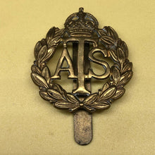 Load image into Gallery viewer, Original WW2 British Army Auxiliary Territorial Service Cap Badge - The Militaria Shop