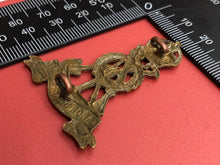 Load image into Gallery viewer, Original WW2 British Army Cap Badge - Labour Corps - Kings Crown - The Militaria Shop