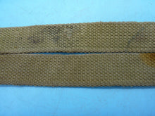 Load image into Gallery viewer, Original WW2 British Army 37 Pattern Canvass Shoulder Strap / Cross Strap - The Militaria Shop