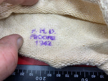 Load image into Gallery viewer, Rare Original WW2 British Royal Navy Gunners Flash Hood - Dated 1942 - The Militaria Shop