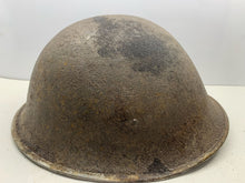 Load image into Gallery viewer, Original WW2 British / Canadian Army Mk3 High Rivet Combat Helmet Shell - The Militaria Shop