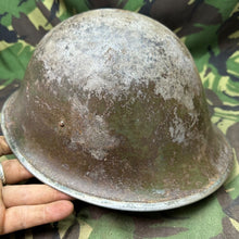 Load image into Gallery viewer, Original WW2 British / Canadian Army Mk3 Turtle Helmet - The Militaria Shop