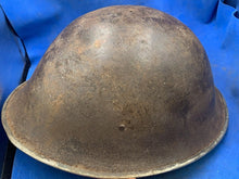 Load image into Gallery viewer, Original WW2 British Army / Canadian Army Mk3 Turtle Combat Helmet - The Militaria Shop
