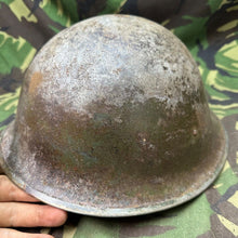 Load image into Gallery viewer, Original WW2 British / Canadian Army Mk3 Turtle Helmet - The Militaria Shop