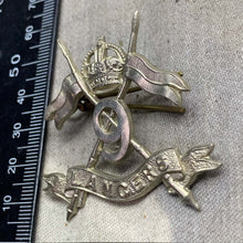 Charger l'image dans la galerie, Original WW2 British Army 9th Queen's Royal Lancers Cap Badge - The Militaria Shop