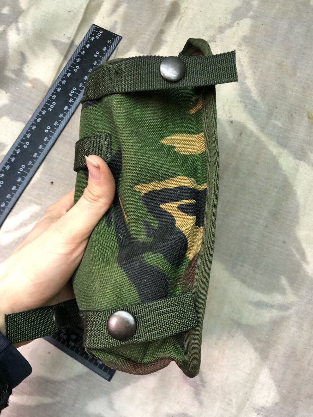 British Army Surplus Woodland DPM Clansman PRC349 Radio PLCE Webbing Pouch - The Militaria Shop