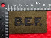 Load image into Gallery viewer, British Expeditionary Force British Army Shoulder Titles - Nice Reproduction - The Militaria Shop