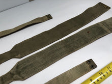 Charger l'image dans la galerie, Original WW2 British Army 37 Pattern Canvass L Straps Set - The Militaria Shop