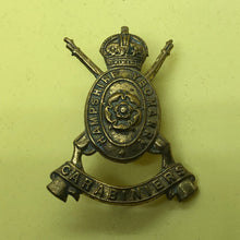 Load image into Gallery viewer, Original WW2 British Army Cap Badge - Hampshire Yeomanry (Carabiniers) - The Militaria Shop