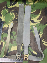 Load image into Gallery viewer, Original British Royal Air Force RAF Blue L Strap Pair - WW2 37 Pattern - The Militaria Shop