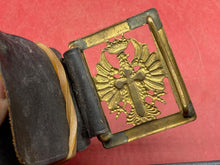 Load image into Gallery viewer, Original 1943 Regulation Pattern Guardia Civil Belt & Buckle - 36 Inch Waist - The Militaria Shop