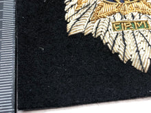Lade das Bild in den Galerie-Viewer, British Army Bullion Embroidered Blazer Badge - Worcestershire & Sherwood Fo - The Militaria Shop