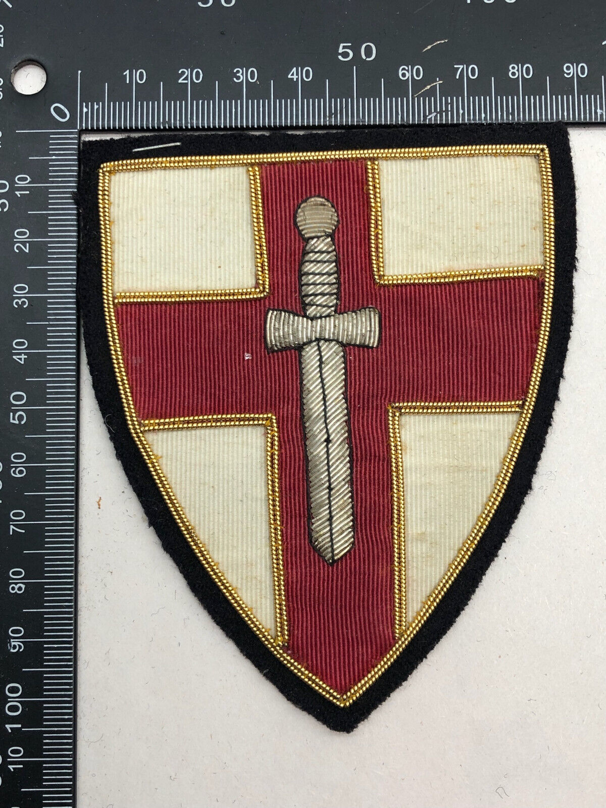 British Army Bullion Embroidered Blazer Badge - 1st Army Group - The Militaria Shop