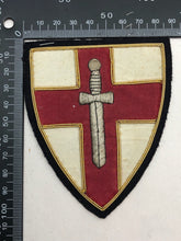 Load image into Gallery viewer, British Army Bullion Embroidered Blazer Badge - 1st Army Group - The Militaria Shop