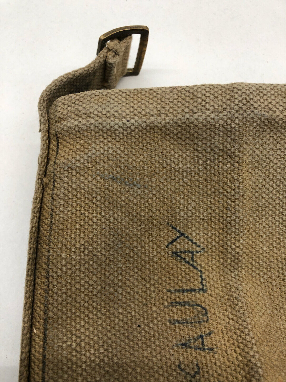 WW2 British Army 37 Pattern Webbing Water Bottle Carrier Harness - 1943 Dated - The Militaria Shop