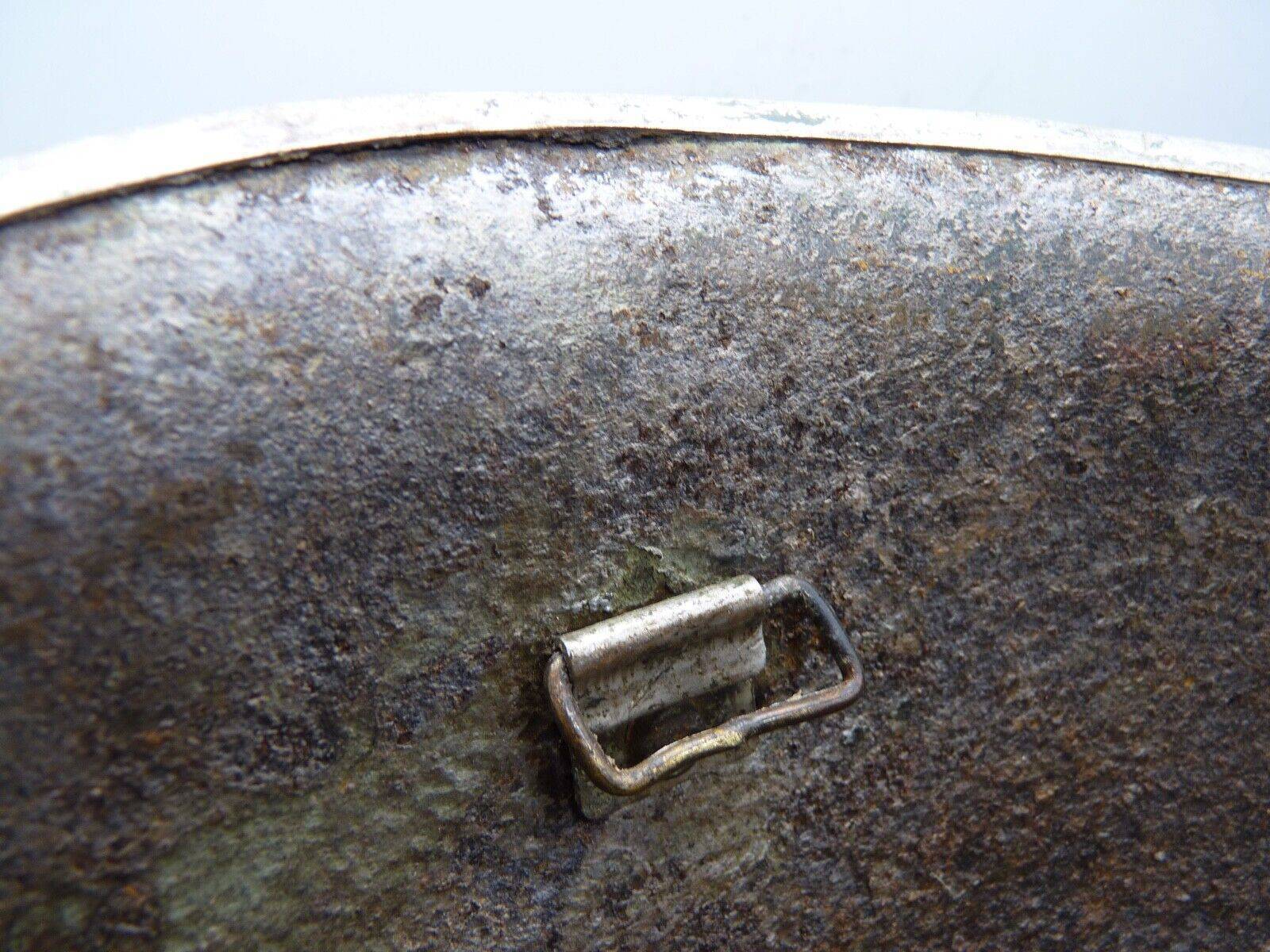 Original WW2 British / Canadian Army Mk3 High Rivet Turtle Army Combat Helmet - The Militaria Shop