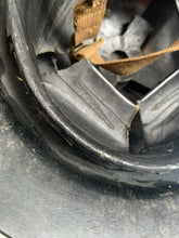 Charger l'image dans la galerie, Original WW2 British Bakelite Civil Defence Complete Helmet, Liner & Chinstr - The Militaria Shop
