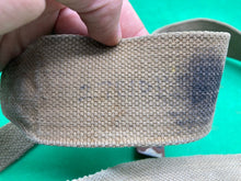 Load image into Gallery viewer, Original WW2 Pattern British Army L Straps Pair - 37 Pattern Webbing Haversack - The Militaria Shop