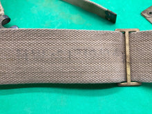 Load image into Gallery viewer, Original WW2 Pattern British Army L Straps Pair - 37 Pattern Webbing Haversack - The Militaria Shop