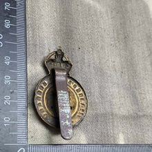 Load image into Gallery viewer, Original WW2 7th Queen's Own Hussars British Army Cap Badge - The Militaria Shop
