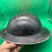Load image into Gallery viewer, Original WW2 South African Army Mk2 Brodie Helmet - British Style Combat Helmet - The Militaria Shop