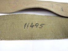 Load image into Gallery viewer, Original WW2 Pattern British Army L Straps Pair - 37 Pattern Webbing Haversack - The Militaria Shop