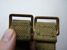 Load image into Gallery viewer, Original WW2 1942 Dated British Army 37 Pattern Water Bottle Carrier Harness - The Militaria Shop