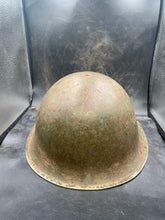 Load image into Gallery viewer, Original WW2 Canadian / British Army Mk3 High Rivet Turtle Helmet - The Militaria Shop