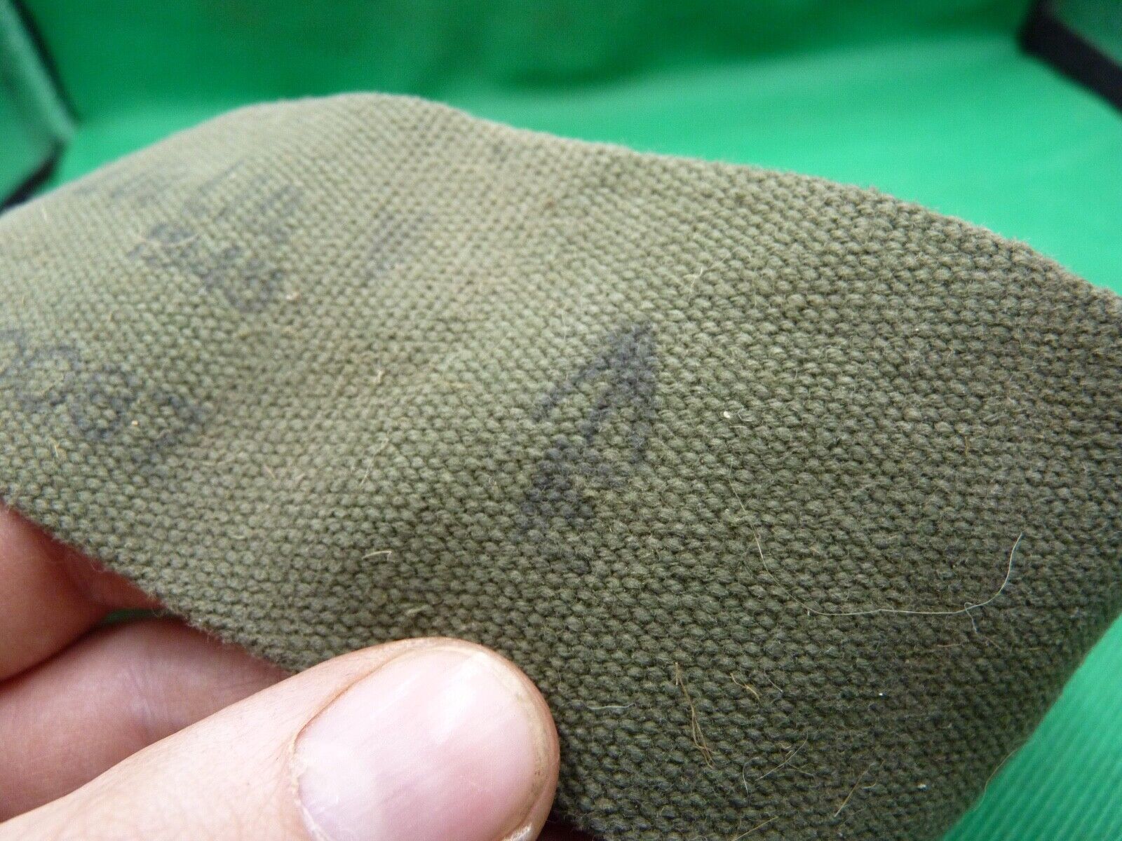 Original WW2 British Army 44 Pattern Equipment Strap - 1945 Dated - The Militaria Shop