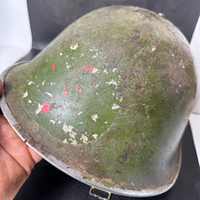 Load image into Gallery viewer, Original WW2 British / Canadian Army Medic Mk3 Combat Helmet & Liner - The Militaria Shop