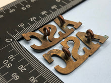 Load image into Gallery viewer, Original WW1 British Army Service Corps (A.S.C.) Shoulder Titles - The Militaria Shop