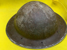 Load image into Gallery viewer, Original WW2 Combat Helmet - British / South African Army Mk2 Brodie Helmet - The Militaria Shop