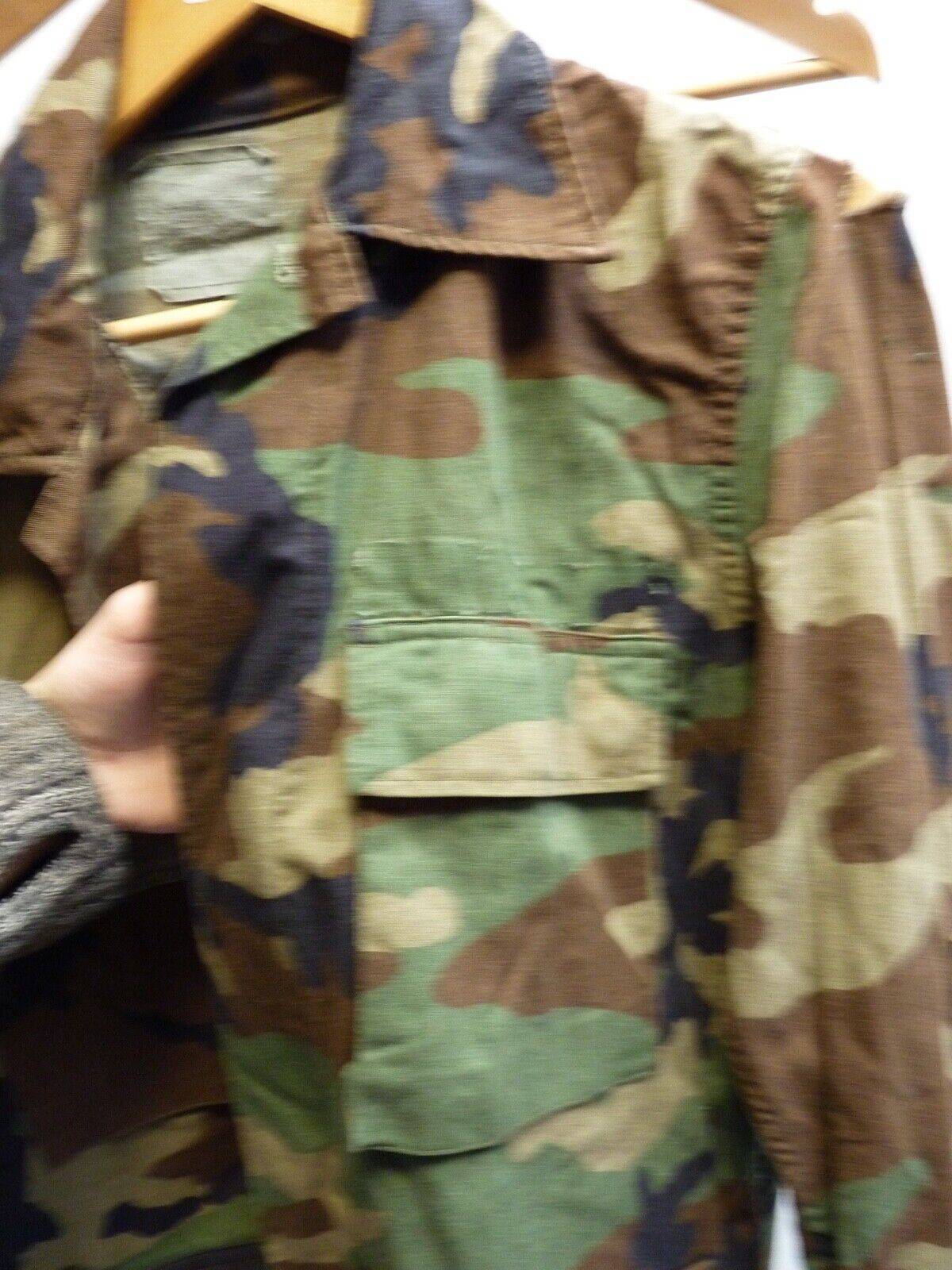 Genuine US Airforce Camouflaged BDU Battledress Uniform - 33 to 37 Inch Chest - The Militaria Shop