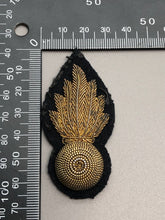 Load image into Gallery viewer, Original WW2 British Army Royal Artillery Bullion Uniform Collar Badge - The Militaria Shop