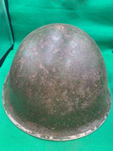 Load image into Gallery viewer, Original WW2 British Army / Canadian Army Mk3 Turtle Combat Helmet - The Militaria Shop