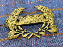 Charger l'image dans la galerie, Original WW1 US Army ROTC Officer's Cap Badge - The Militaria Shop