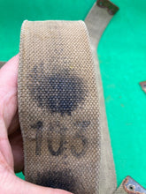 Load image into Gallery viewer, Original WW2 Pattern British Army L Straps Pair - 37 Pattern Webbing Haversack - The Militaria Shop