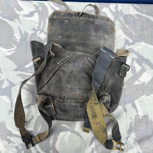 Load image into Gallery viewer, Original WW2 British Army / RAF 37 Pattern Small Pack & L Strap Set - The Militaria Shop