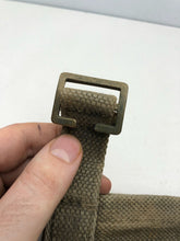 Load image into Gallery viewer, WW2 British Army 37 Pattern Webbing Water Bottle Carrier Harness - 1943 Dated - The Militaria Shop