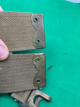 Load image into Gallery viewer, Original WW2 British Army 37 Pattern L Straps - M.E.Co - 1943 Dated - The Militaria Shop