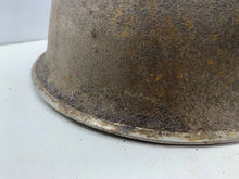 Load image into Gallery viewer, Original WW2 British / Canadian Army Mk3 High Rivet Combat Helmet Shell - The Militaria Shop