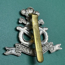 Load image into Gallery viewer, Original WW2 British Army North Stafford Regiment Cap Badge - The Militaria Shop
