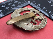 Load image into Gallery viewer, Original WW2 British Army Hampshire Regiment Cap Badge - The Militaria Shop