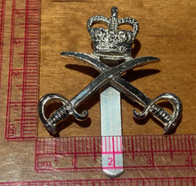 Load image into Gallery viewer, An ARMY PHYSICAL TRAINING CORPS staybrite Cap Badge which is MAKER MARKED - The Militaria Shop