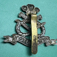 Load image into Gallery viewer, Original WW2 British Army North Stafford Regiment Cap Badge - The Militaria Shop