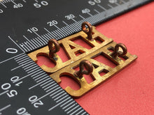 Load image into Gallery viewer, Original WW1/WW2 British Army HAC Honourable Artillery Company Shoulder Titles - The Militaria Shop
